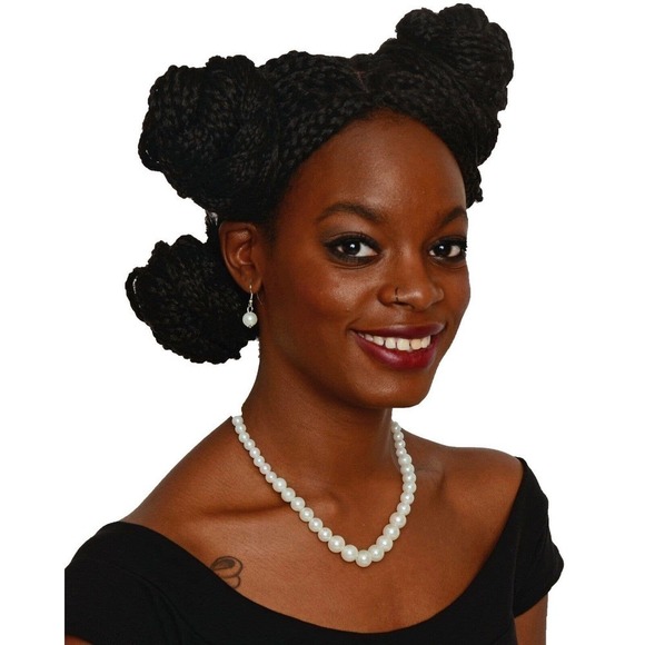 Classic 50s Style Pearl Necklace and Drop Earring Set Dressy Wedding - Hey Viv - Picture 2 of 5